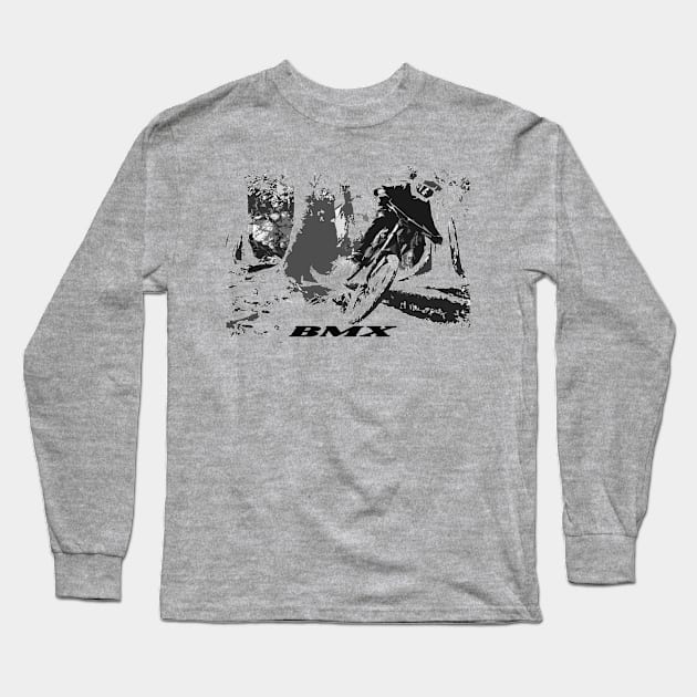 A Wild Ride -BMX Rider Long Sleeve T-Shirt by Highseller